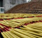 Stylish traditional craft of making incense in Lao Cai